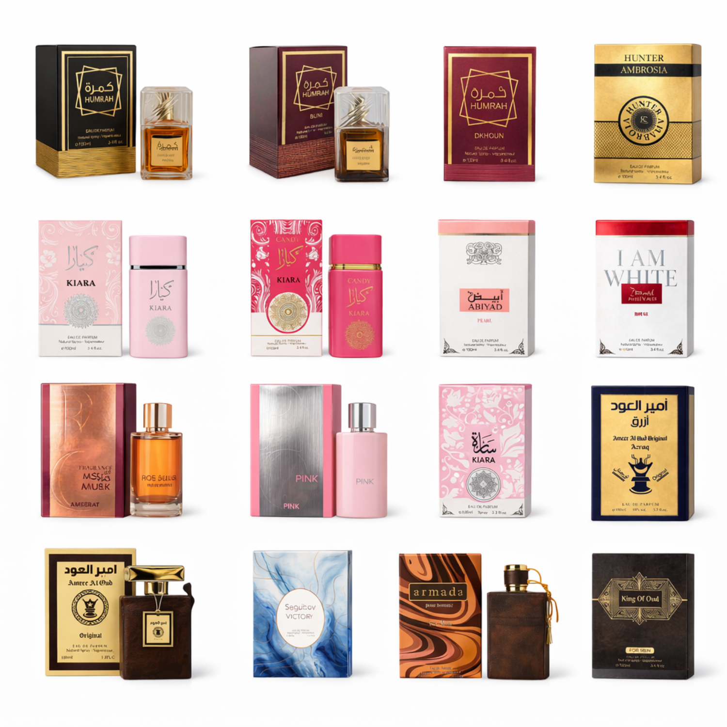Replica Inspired Perfume Collection Eau de Parfum, Mixed Bundle (20 / 60 / 120 Pieces)