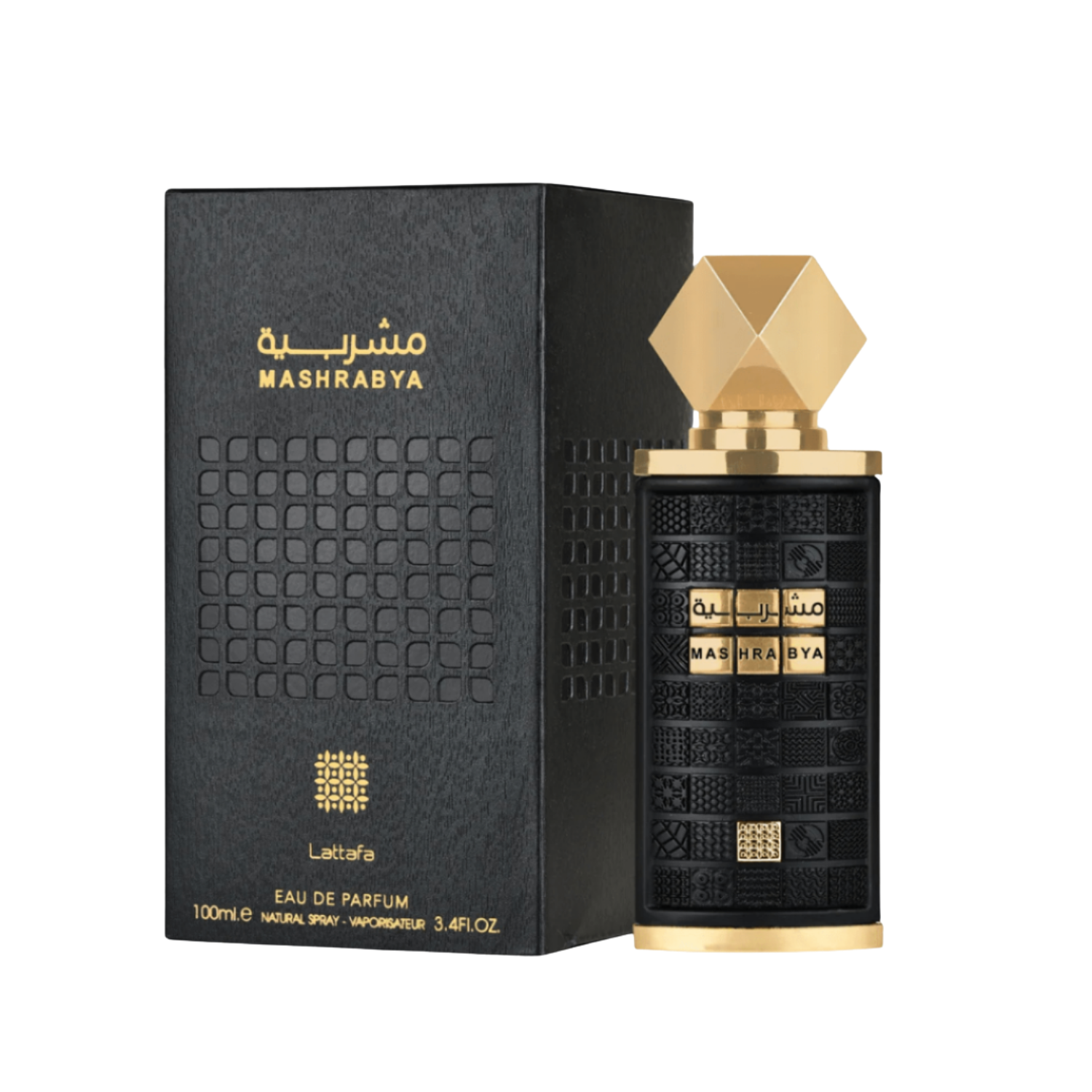 Lattafa Mashrabya Perfume Spray, 100 mL (3.4 fl oz)