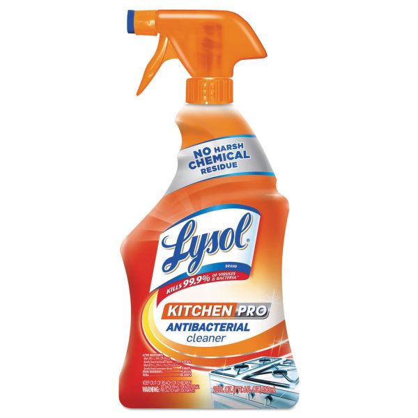 Lysol Kitchen Pro Antibacterial Cleaner - 22oz/9pk-Bulk Depot