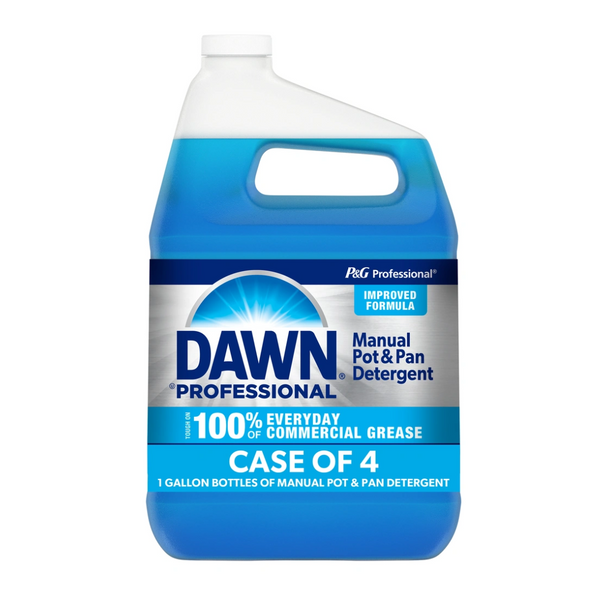 Dawn Dish Liquid Professional with Pump 3.78L (128oz), Pack of 4