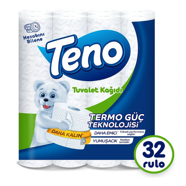 Teno Toilet Paper 2-Ply - 32 Rolls Per Case