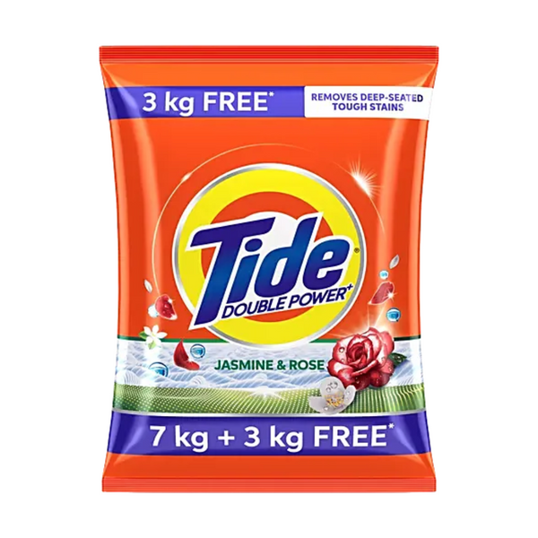 Title: Tide Powder Detergent, Jasmine & Rose, 10kg, Pack of 2