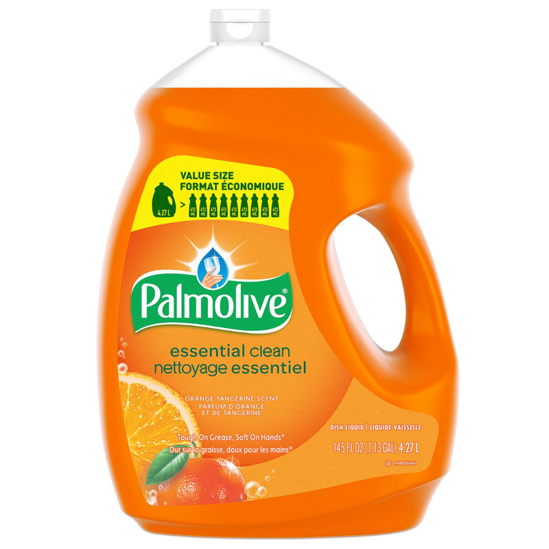 Palmolive Dish Liquid 4.27L (145oz), Orange, Pack of 4