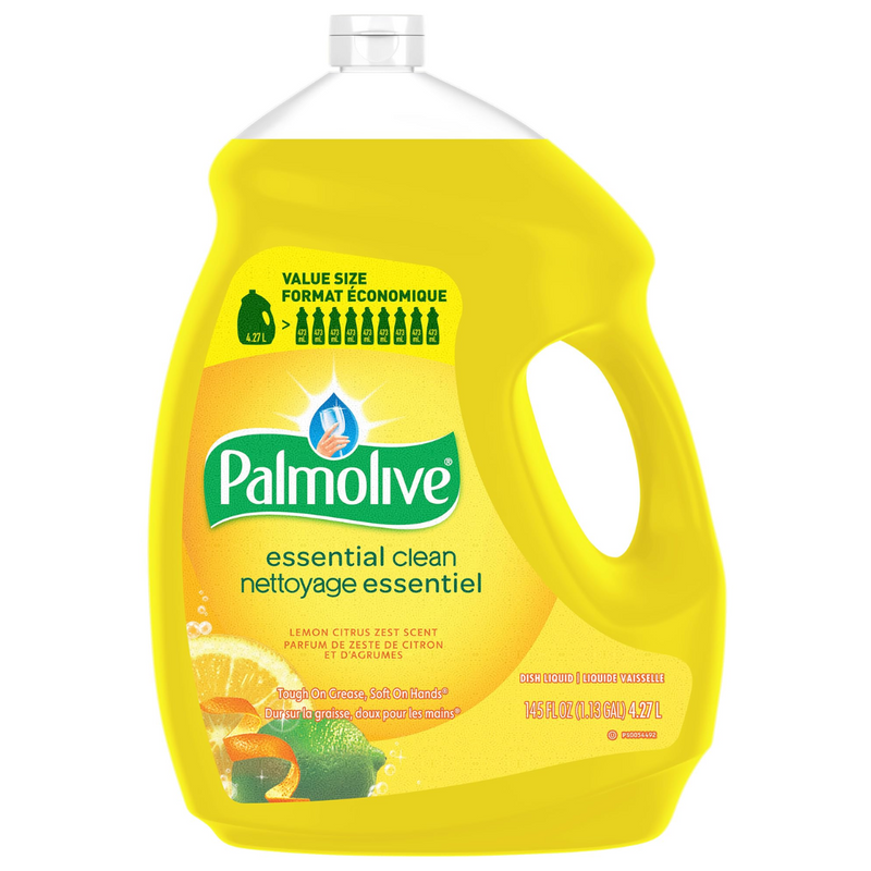 Palmolive Dish Liquid 4.27L (145oz), Lemon, Pack of 4