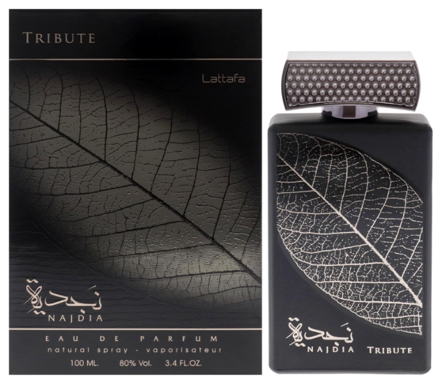 Lattafa Perfumes Najdia Tribute Eau De Parfum Spray for Unisex, 3.4 Ounce