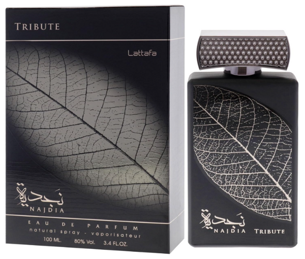 Lattafa Perfumes Najdia Tribute Eau De Parfum Spray for Unisex, 3.4 Ounce