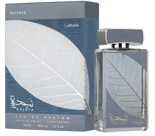 Lattafa Najdia Intense – Fresh – Eau de Parfum Spray - Fragrance for Men, 3.4 Ounce / 100 ml