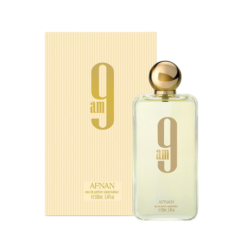 Afnan 9 AM Eau De Parfum Spray for Men, 3.4 oz (100 mL)
