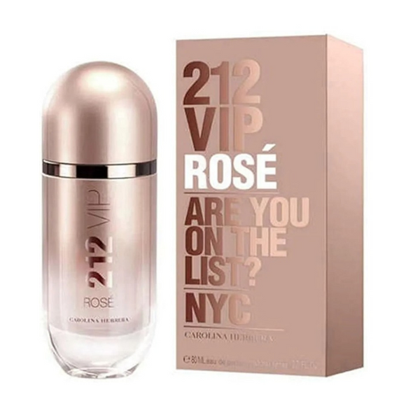 212 VIP Rose EDP Spray for Women by (Carolina Herrera) - 2.7 oz (80 ml)