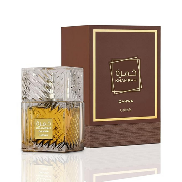 Lattafa Khamrah Qahwa EDP Spray - 100 ml (3.4 oz)