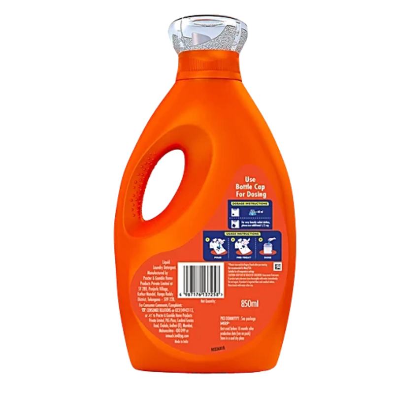 Tide Liquid Detergent 850ml (28.75 oz), Original Scent, Case of 12