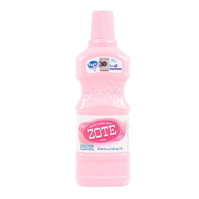 Zote Liquid Detergent 33.81 oz, Pink, Case of 12