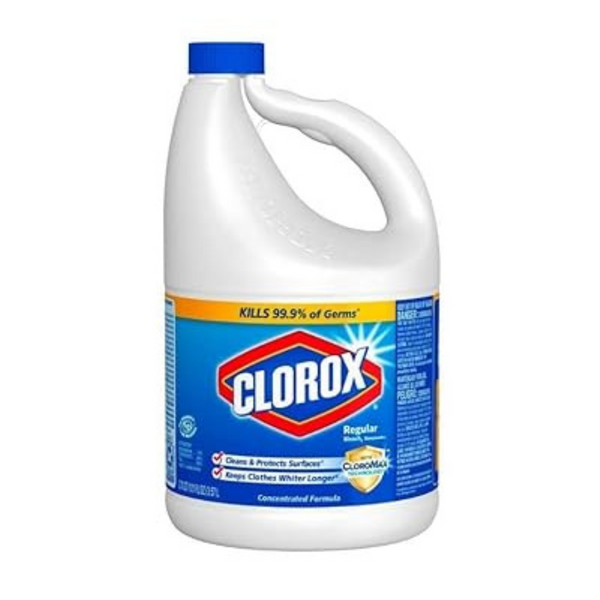 Clorox Bleach 121 oz, Regular, Case of 3