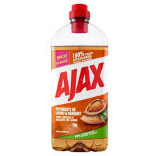 Ajax Floor Cleaner 1.25L (42 oz), Wood Parquet, Pack of 12 (Italy)