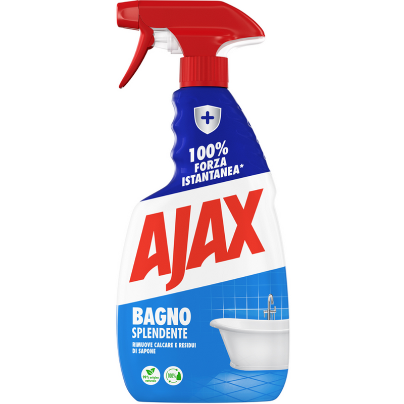 Ajax All-Purpose Cleaner with Trigger Spray, Shining Bath, 600ml (20.5 oz), Pack of 10