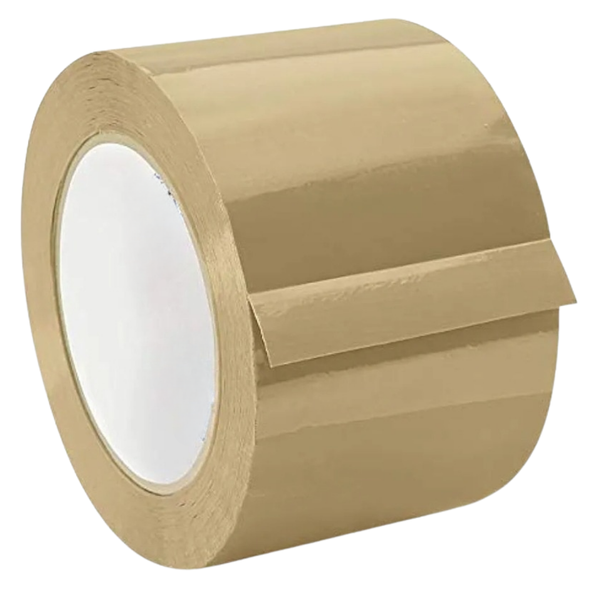 Brown 3" Inches Wide Tape (20 Rolls/Case)