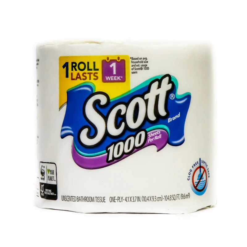 Scott Bath Tissue, 36 Rolls per Bundle