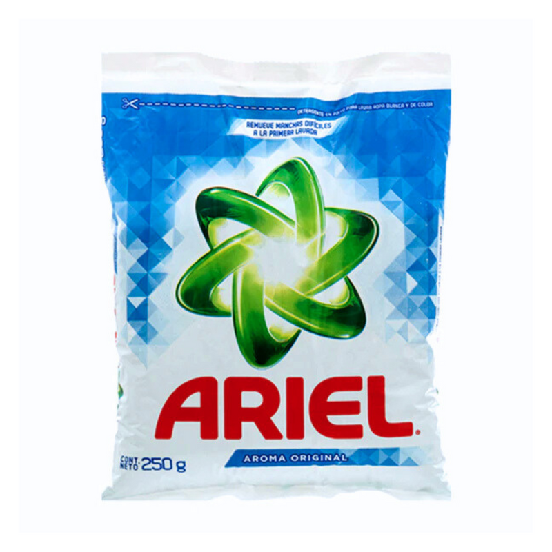 Ariel Powder Detergent, Regular, 250g, Case of 36