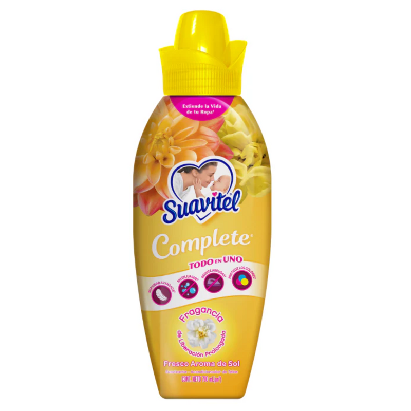 Suavitel Fabric Softener, 700mL (23.67 oz), De Sol, Case of 12