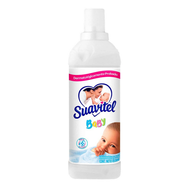 Suavitel Fabric Softener, 850mL (28.7 oz), Bebé, Case of 12