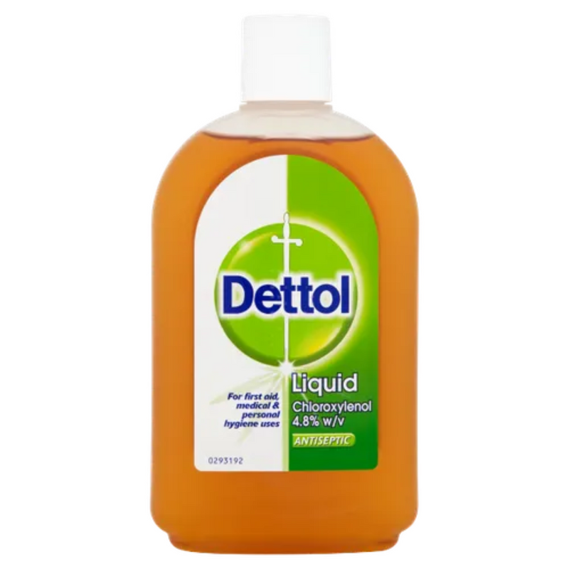 Dettol Antiseptic Liquid 500ml (16.9oz), Original, Pack of 12 (UK)