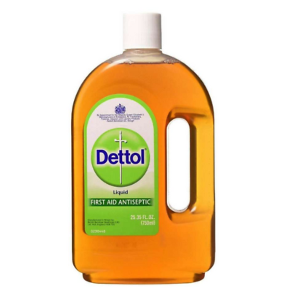 Dettol Antiseptic Liquid 750ml (25.4oz), Original, Pack of 6 (UK)