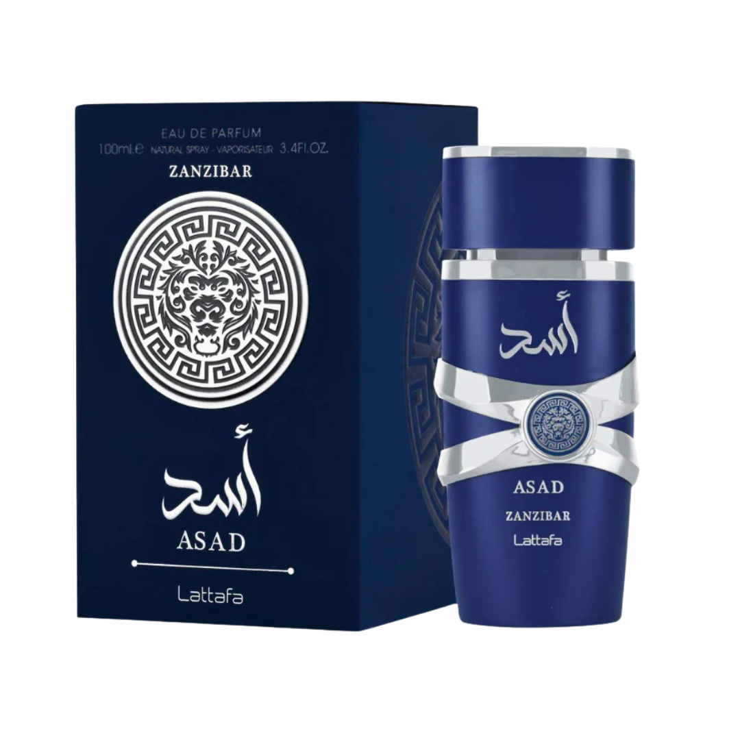 Lattafa Asad Zanzibar Eau De Parfum Spray for Men, 3.4 fl oz (100 mL)