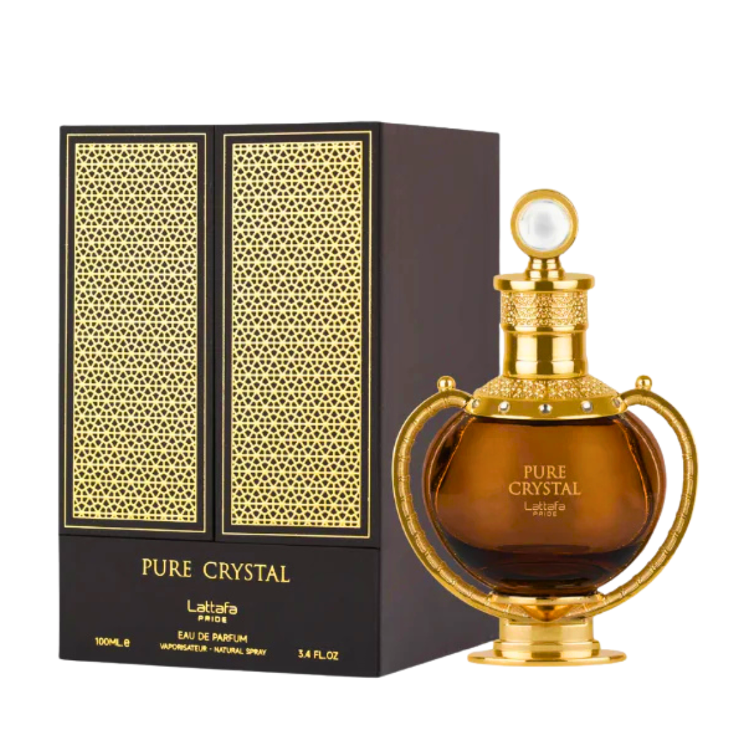 Lattafa Pride Pure Crystal Eau De Parfum Spray, 3.4 fl oz (100 mL)