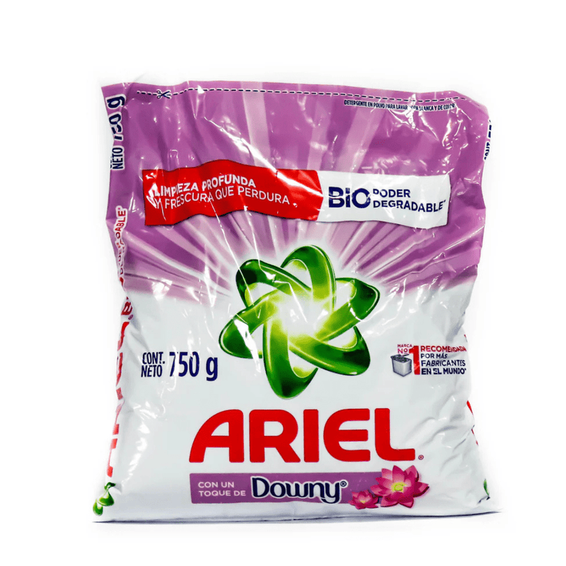 Ariel Regular Detergent with Downy - 750g (Pack of 12) - Bulk Depot