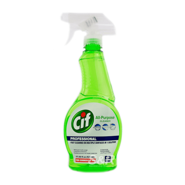 CIF All Purpose Cleaner Spray, 520 ML, 12 Bottles per Case - Bulk Depot