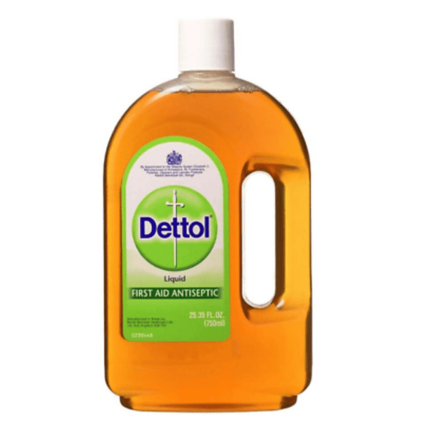 Dettol Antiseptic Liquid 750ml (25.4oz), Original, Pack of 6 (UK) - Bulk Depot