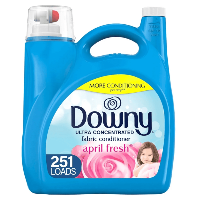 Downy Ultra Fabric Softener 170oz, April Fresh, Pack of 4 (HE Compatible) - Bulk Depot