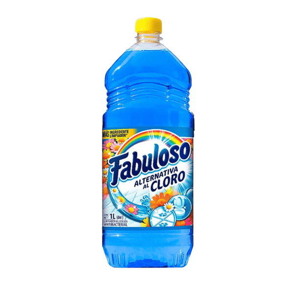 Fabuloso 1L (33.8 oz), Alternative Color, Pack of 12 (Alternativa al Cloro) - Bulk Depot