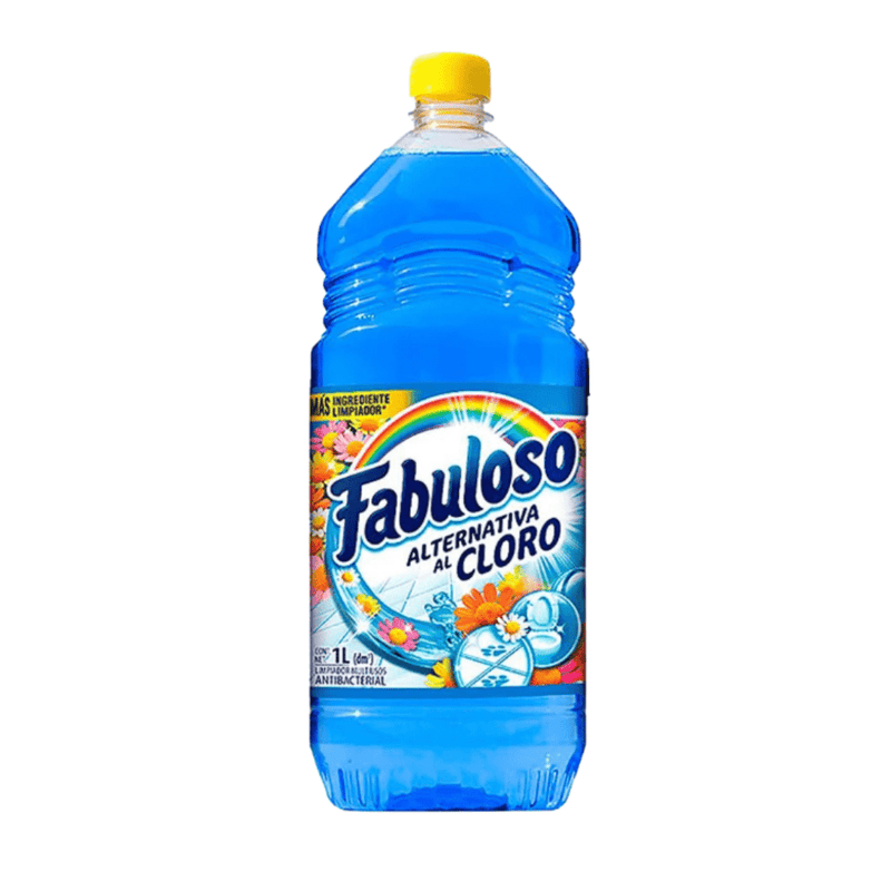 Fabuloso 1L (33.8 oz), Alternative Color, Pack of 12 (Alternativa al Cloro) - Bulk Depot