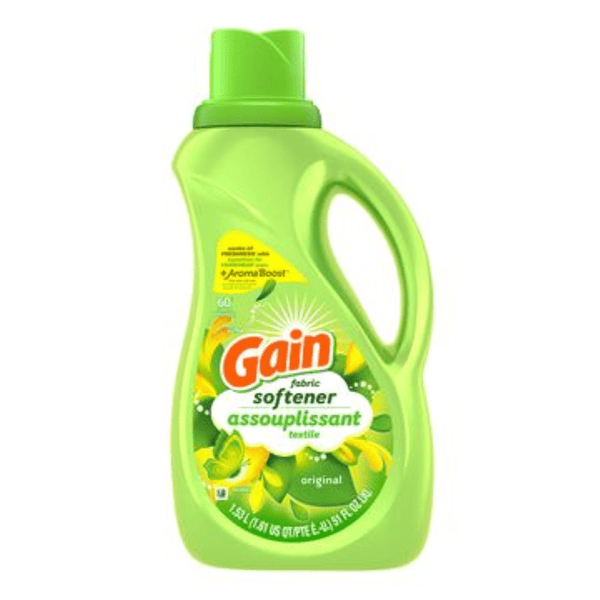 Gain Fabric Softener 51oz, Original Scent, Pack of 8 - Bulk Depot