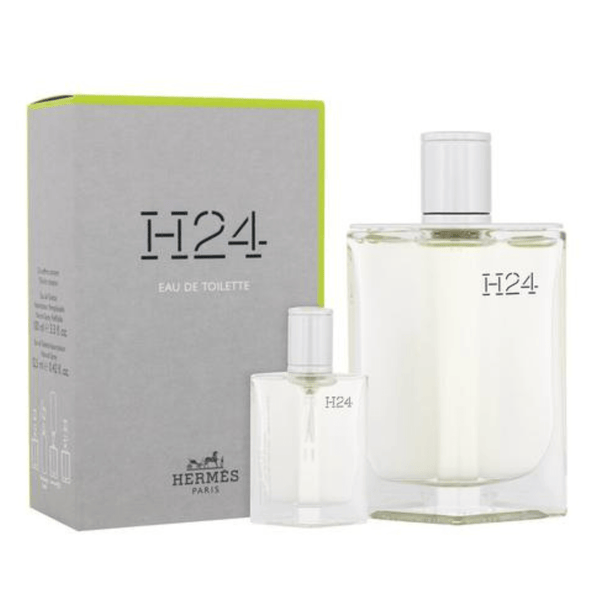 Hermes H24 Men's Gift Set – Eau de Toilette (3.3 oz & 0.42 oz) - Bulk Depot