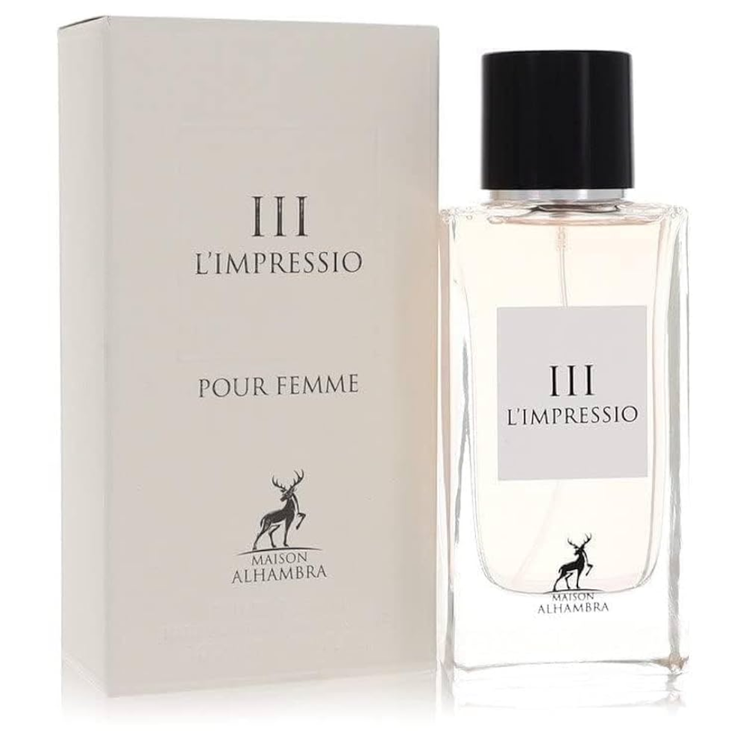 Maison Alhambra L’Impressio III Pour Femme Perfume Spray, 100 mL (3.4 fl oz)