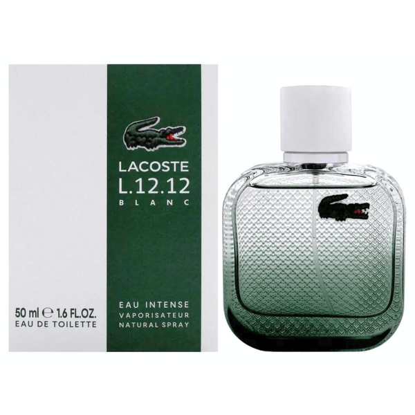 Lacoste Men's L.12.12. Blanc Eau Intense - Eau de Toilette Spray (1.6 oz) - Bulk Depot