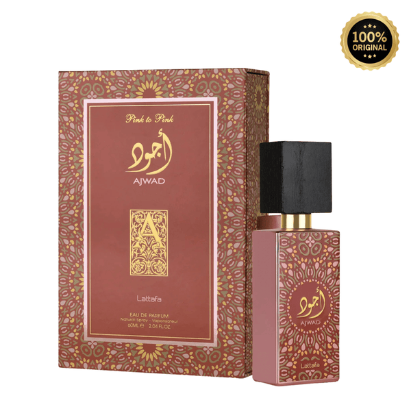 Lattafa Ajwad Pink to Pink Perfume Spray, 100 mL (3.4 fl oz) - Bulk Depot