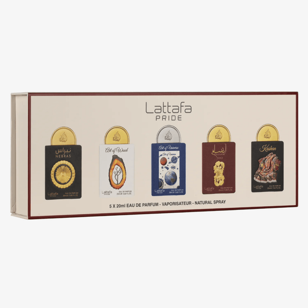 Lattafa Pride 5×20 mL Gift Set Eau de Parfum – Unisex Mini Collection (Nebras Edition) - Bulk Depot LLC