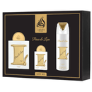 Lattafa Pride Peace & Love Gift Set – Eau de Parfum 100 mL + Perfume Spray 200 mL + Pocket Perfume 20 mL - Bulk Depot LLC