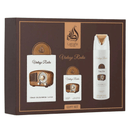Lattafa Pride Vintage Radio Gift Set – Eau de Parfum 100 mL + Perfume Spray 200 mL + Pocket Perfume 20 mL - Bulk Depot LLC