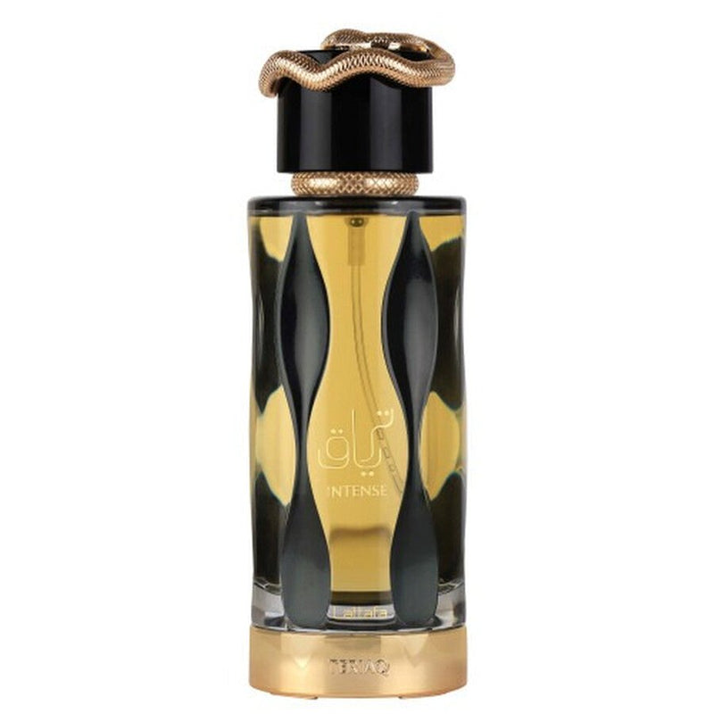 Lattafa Teriaq Intense Perfume Spray, 100 mL (3.4 fl oz) - Bulk Depot LLC