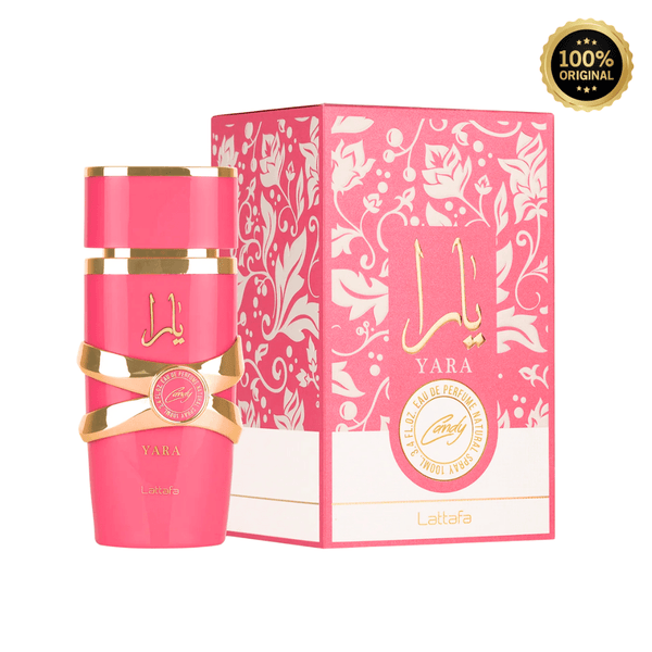 Lattafa Yara Candy Perfume Spray, 100 mL (3.4 fl oz) - Bulk Depot
