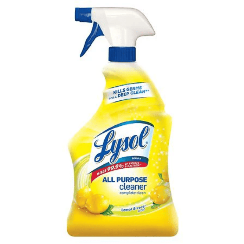 Lysol Trigger Cleaner 32 oz, Lemon Breeze, Pack of 12 - Bulk Depot