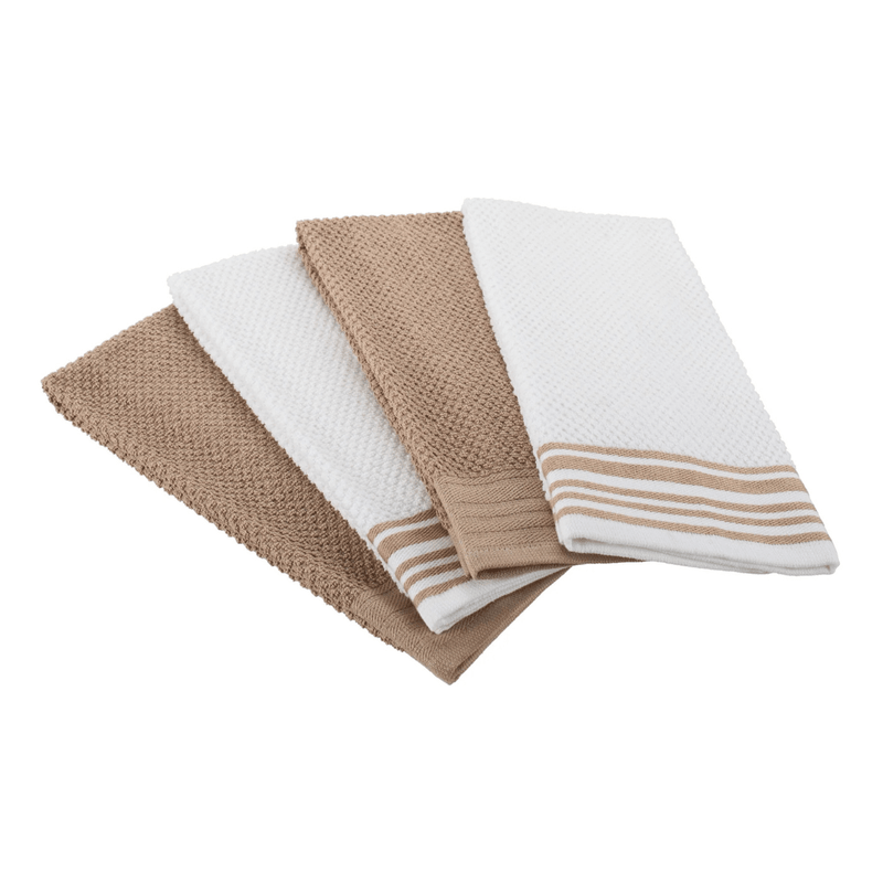 Mainstays Woven Kitchen Towels – 4 - Pack, 16” x 26” - Bulk Depot