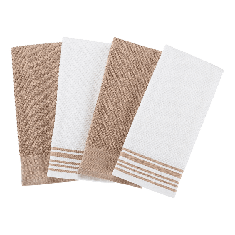 Mainstays Woven Kitchen Towels – 4 - Pack, 16” x 26” - Bulk Depot