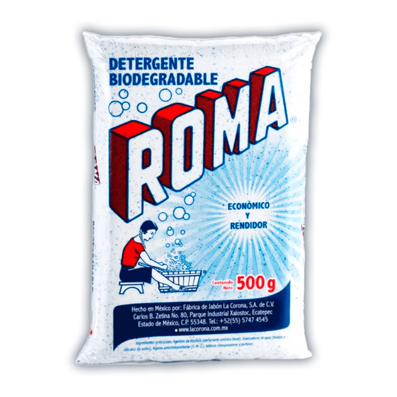 Roma Powder Detergent, 500g, Case of 36 - O - Bulk Depot