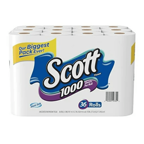 Scott Bath Tissue, 36 Rolls per Bundle - Bulk Depot