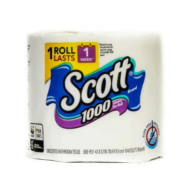 Scott Bath Tissue, 36 Rolls per Bundle - Bulk Depot